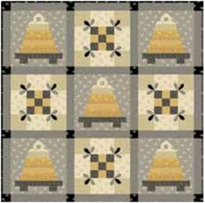 Petite Beehive Taupe Quilt Kit | 