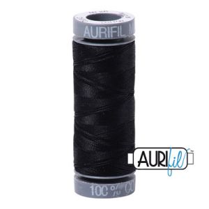 Aurifil 28 Weight Cotton Thread 2692 Black | 