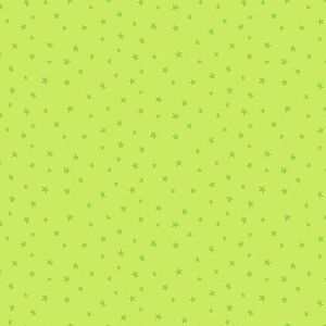 Believe fabric: Pastel Stars Green (per 1/4 metre) | 