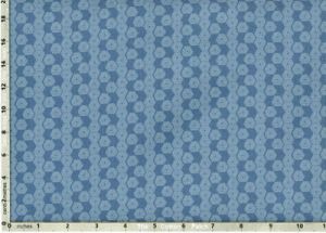 Baseline Fabric Dot Hexagons Blue (per 1/4 metre) | 