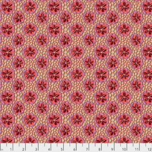 Land Art fabric: Stone Flowers Pink (per 1/4 metre) | 