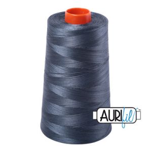 Aurifil 50/2 Cotton Thread Cone 5950m Dark Grey Colour 1158 | 