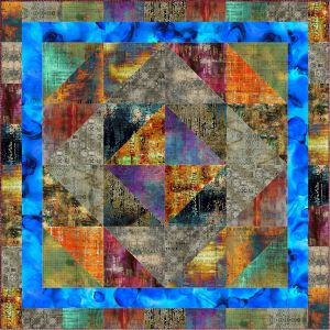 My Favourites Eclectic Blue Quilt Kit | 