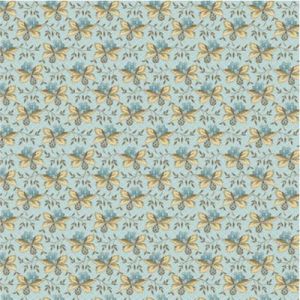 Cocoa Blue fabric: Thistle Power Blue (per 1/4 metre) | 