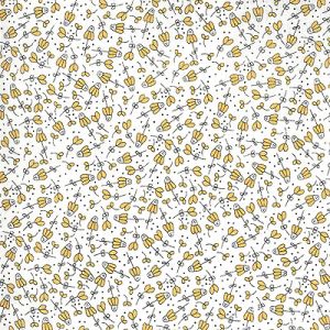 Spring Chicken fabric: Flower Garden Cream (per 1/4 metre) | 