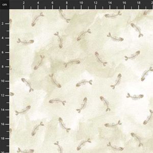 Marcel Fabric: Mealtime Cream (per 1/4 metre) | 