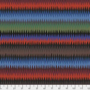 Kaffe Fassett Fabric: Diamond Stripe Burnt (per 1/4 metre) | 