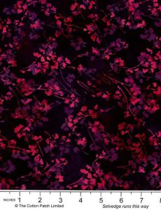 Bali Batik Handpaints Fabric: Sew the Rainbow Raspberry (per 1/4 metre) | 