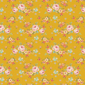 Tilda fabric: Creating Memories Spring Gracie Yellow | 