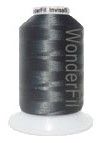 InvisaFil Thread: 100wt 2 ply Polyester 2500m Spool Dark Grey | 