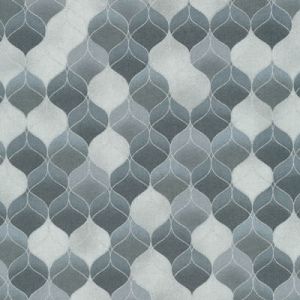 Christmas Wonders: Bauble Waves Grey (per 1/4 metre) | 