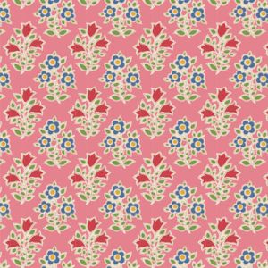 Tilda Jubilee fabric: Farm Flowers Pink | 