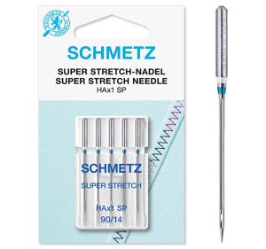 Schmetz Super Stretch Sewing Machine Needles Size 90/14 | 