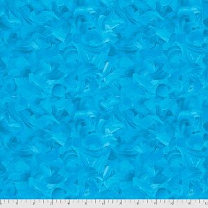 Sue Penn Flourish fabric: Impasto Blue (per 1/4 metre) | 