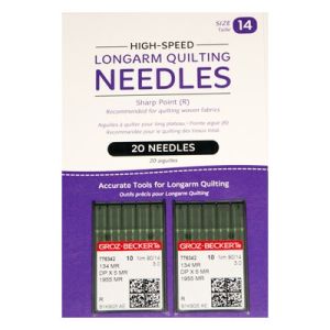 GrozBeckert Needles: Pack of 2 x 10 Size 14/90 Sharp Point | 