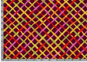 Brandon Mably Fabric Mad Plaid Maroon (per 1/4 meter) | 