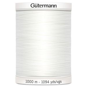 Gutermann SewAll Thread 800 White 1000m | 