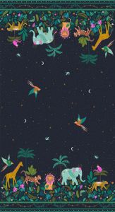 Jungle Luxe Fabric: Jungle Double Border (per 1/4 metre) | 