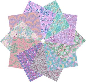 Kaffe Fassett x Morris & Co Blush Fat Quarter Pack | 