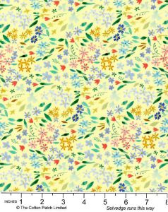 Ally Collection by Bluebellgray fabric: Cara Yellow Lewis and Irene | 