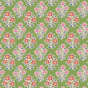 Tilda Jubilee fabric: Farm Flowers Green | 