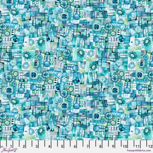 L'Heure Bleue fabric: Doux, Mint | 