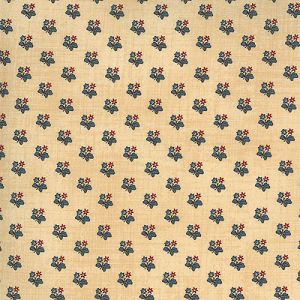 Maria's Sky Fabric: Star Flower Cream (per 1/4 metre) | 