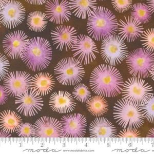 Blooming Lovely fabric: Aster Sepia | 