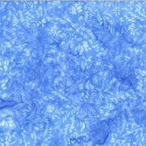 Bali Handpaints Fabric: Leaf Impressions Light Blue (per 1/4 metre) | 