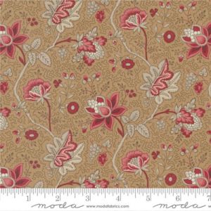 Chateau de Chantilly fabric: La Fayette Tea (per 1/4 metre) | 