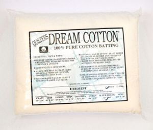 Quilters Dream Cotton Natural Request Super Queen Wadding  120in x 92in | 