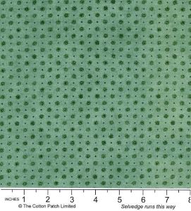 Classic Coordinates Fabric: Tiny Suns on Green (per 1/4 metre) | 