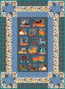 Fur-Ever Friends, Dogs Quilt Kit PreOrder | 