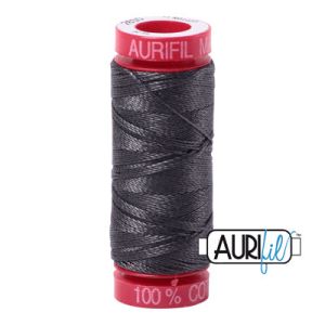 Aurifil 12 Cotton Thread 2630 Dark Pewter | 