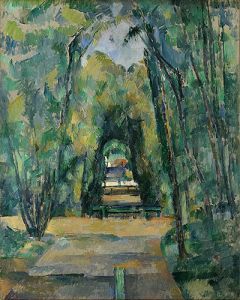 French Impressionists The National Gallery fabric: Avenue at Chantilly Panel | 