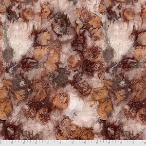 Into the Woods Fabric: Rose Petal Papaya (per 1/4 metre) | 