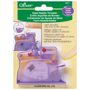 Clover Desk Needle Threader (Violet) | 