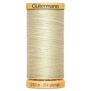 Gutermann Natural Cotton 50 Weight Thread 250m Cream 828 | 