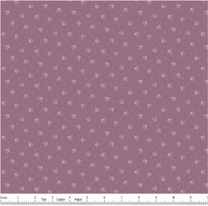 Wildflower Cottage fabric: Purple Ditsy | 