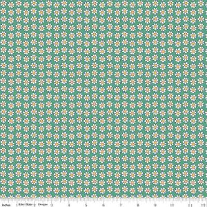 Liberty Carnaby Collection Fabric: Daisy Dot Green (per 1/4 metre) | 