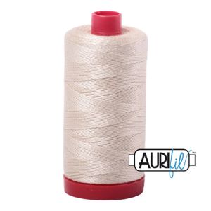 Aurifil 12 Cotton Thread 2310 Light Beige Large Spool | 