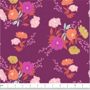 Wandering Fabric Blossom Mulberry (per 1/4 metre) | 