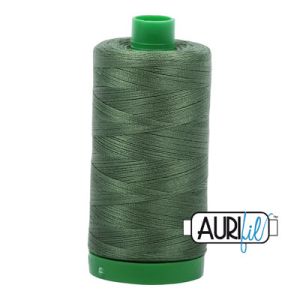 Aurifil 40 Cotton Thread 2890 Very Dark Grass Green | 