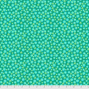 Bright Eyes Fabric: Dot Your Eyes Jade (per 1/4 metre) | 