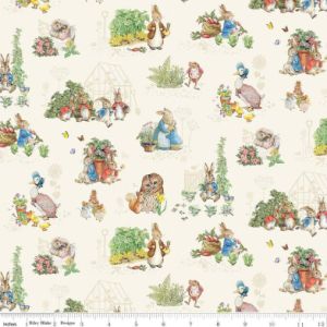 Peter Rabbit and Friends fabric: Cloud Characters | 