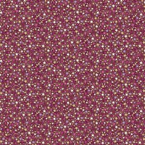 Luna Fabric: Star, Red | 