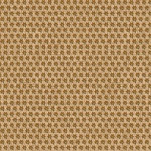 Hello Fall Fabric: Five Petal Flower Tan (per 1/4 metre) | 