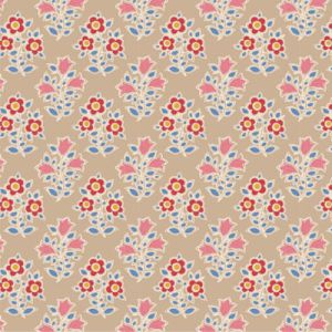 Tilda Jubilee fabric: Farm Flowers Sand | 