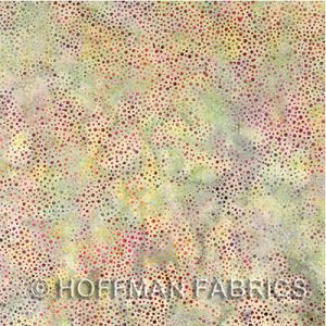 Hoffman Batik Fabric: Bali Dots Impressionist (per 1/4 metre) | 