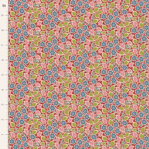 Tilda Pie in the Sky fabric: Topsy Turvy Red (per 1/4 metre) | 